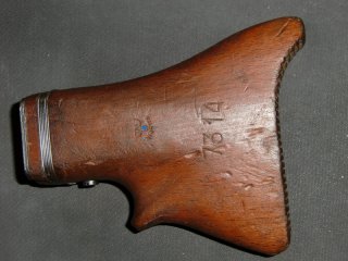 WKII Hinterschaft MG42 Holz mit WaA und verm. Feldinstandsetzung