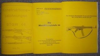 deutsches STGW44 (MP44) Technische Zeichnungen & Beschreibung & Dienstvorschrift VP
