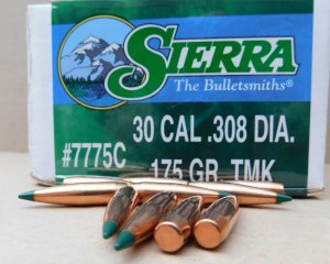 .308/.30/175 grs TMK Sierra Match Geschosse 100 stk No.7775