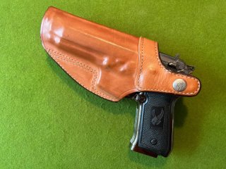 BIANCHI #3S SELTENES GÜRTEL/INNENBUND HOLSTER BERETTA 90 SERIE AUCH COLT BAUÄHNLICHE/SSW