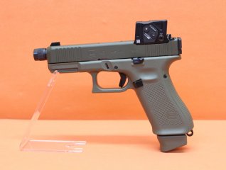 Ha.Pistole 9mmLuger Glock45 Gen5 A-CUT Aimpoint COA Combo Hunter Edition OD Green m. Red Dot Sight