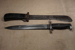 US Army Kampfmesser + Britische Klappmachete WWII