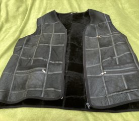 Leder Weste