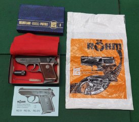 Sammlerstück Röhm Mod. RG9 cal. 8mm PTB 413