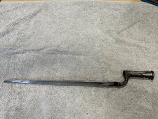 Dillenbayonet um 1750 original 3 Kantklinge
