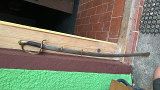 Schwerer Kavallerie Säbel original US Bürgerkrieg M1860