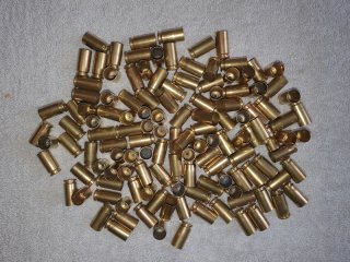 .40 S&W - 130 gereinigte Hülsen von Blazer