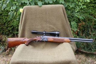 Bockbüchsflinte Kal. 7x65R / 12/70 – Doppelabzug mit Rückstecher – führiger Ansitzklassiker