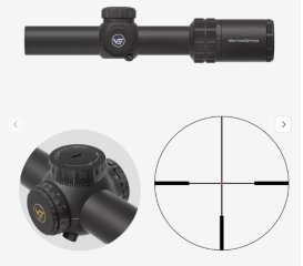 Vector Optics SCOC-50 Grizzly 1-6x24i HD Fiber - Zielfernrohr f. 21mm Picatinny/Weaver