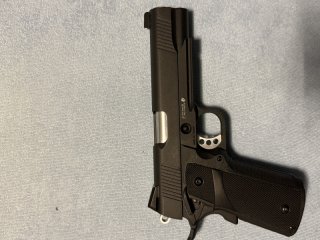 Pistole KJ Works KP-05 Hi-Capa Vollmetall CO2 BlowBack 6mm BB schwarz