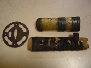 Tsuba,Tsuka Japan Antik .