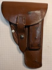 Walther PPK Tasche von 1942 mit Reichsadlerprägung