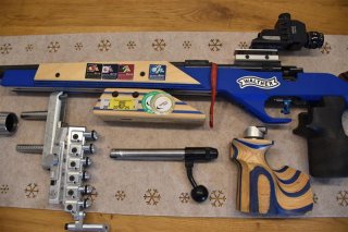 Walther KK300 mit Anschütz Supermatch 1913 Links – umfangreiches Zubehör