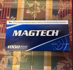 1000 Stk. Magtech Zündhütchen Größe 1 1/2 small Pistol & Revolver