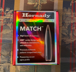 500 Stk. Hornady Match Geschosse Diameter .224 HPBT, 52 grs.
