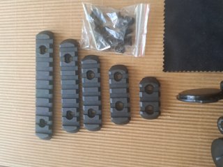 PAIKE 1X40 Grün-Rotpunkt Visier & Picadinny Schiene