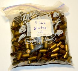 364 Hülsen 9mm Para, Sintox