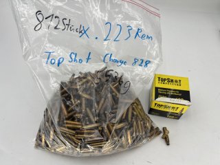 812x TopShot Hülsen .223 Remington