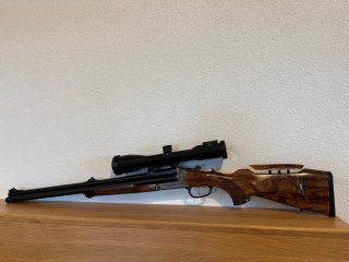 Blaser D99 mit K&S Einstecklauf .308Win .22 Hornet 20/76 mit Swarovski & Luxusschafholz