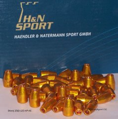 500 H&N 9mm(.356) - 125 - HP - verkupfert-HIGH-SPEED - BULK