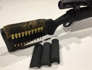 Schafterhöhung Mjoelner Hunting aus Neopren mit 3 Einsätzen und 10 Schlaufen für Patronen NEU