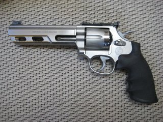 Revolvergriff (Houge) gummi für K/L Frame round butt Mod. 586, 686