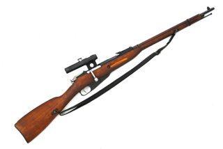Scharfschützengewehr Mosin Nagant 91/30, Kaliber 7,62x54Rand, ZF PU 3,5 x, Finnland, 1934