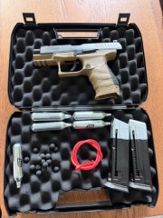 Walther PPQ M2 T4E Kal. .43 RAL8000 – unbenutzt inkl. Zubehör