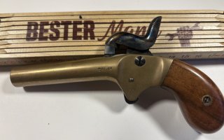 alte Vorderlader Taschen Pistole Perkussion - Kaliber 41 Turner Kirkland -