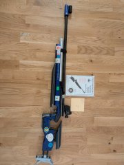 Feinwerkbau P70 Aluschaft blau
