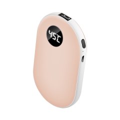 Elektrischer Handwärmer ROSÈ - USB wiederaufladbar - ca. 42-52 Grad einstellbar - Taschenwärmer