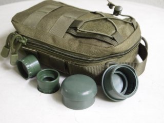 BW Set: Tasche für 8x30 Ferngläser + 2x Objektiv + 2x Sehschutzkappen für BW 8x30 Fero D16