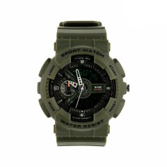 M-Tac® Uhr Sport OLIV mit Stoppuhr + Wecker + Kalender