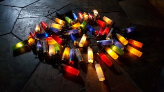 Lichterkette Schrot Hülsen 24 Led