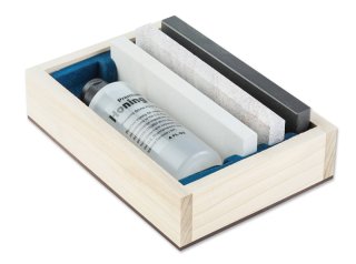 Schleifstein SET Ölsteine RH Preyda Deluxe Honing Kit 3 gängige ARKANSAS Steine soft / hard / black