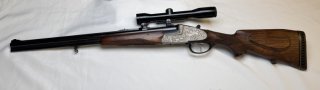 Bockbüchsflinte von Krieghoff im Kaliber 5,6x52R/20/70