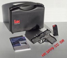 HK SFP9 CC OR - HALBAUTOMATISCHE PISTOLE - OPTICAL READY FÜR REFLEXVISIER - 9 MM LUGER