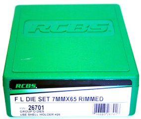 RCBS Langwaffenmatrizensatz Full Length 2-Die-Set GROUP D 7MMx65MM RIMMED 7x65R 7x65 R 7 x 65 #26701