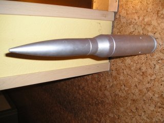 35mm Messhülse Flugabwehrkanonenpanzer Gepard DEKO TOP ZUSTAND Flugabwehr- Panzer