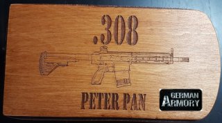 Personalisierte Patronenbox aus Holz Munitionskiste lasercut handbemalt Geschenkidee Weihnachten