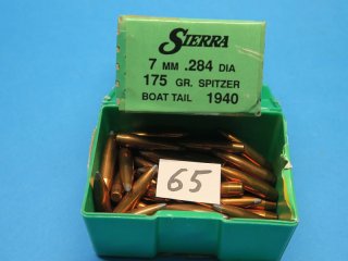 165 Geschosse 7mm .284“ SIERRA Game-King Spitzer-Boattail 11,3g 175gr #1940