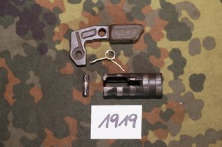 G3 Spannhebel / Ladehebel oliv komplett original Ex-Bundeswehr Sammlung (1919)