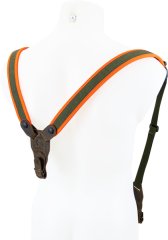 NORDFOREST HUNTING Rucksackgewehrriemen Neopren + Leder > FIX-LOCK-Verschluss | hoher Tragekomfort