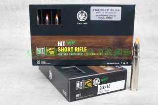 RWS Short Rifle HIT 9,3x62 250gr. 16,2g 20 Stück 2408476