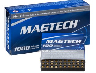 100 Stück MAGTECH Zündhütchen Large Pistol 2 1/2 L.P. LP NEU SOFORT LIEFERBAR vgl. CCI 300 Fed #150