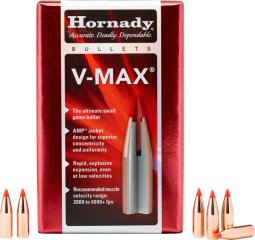 100x HORNADY V-Max .172 17 CAL 20gr 1,3g .17 HORNET Match Varmint Geschosse #21710 Zerlegungsgesch