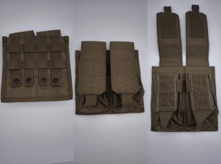 Magazintasche für 4 Magazine AR15 M4 AK etc. Molle Surplus französische Armee