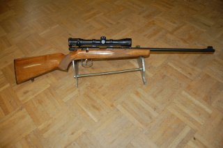 EL Büchse Anschütz Kal 22lr +ZF Waldläufer 4x32 Abs. 1 auf Festmontage Top Zustand