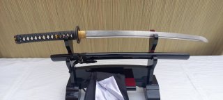 Handgeschmiedetes-Gefaltetes Samurai Schwert Wakizashi Miyamoto Musashi