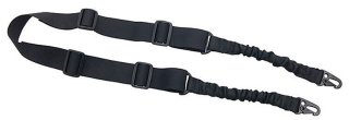 TACTICAL Trageriemen Riemen mit 2-Punkt Bungee schwarz